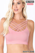 Load image into Gallery viewer, Seamless Triple-Cross Bralette w/o Pads
