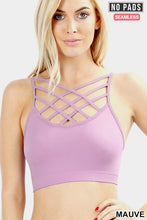 Load image into Gallery viewer, Seamless Triple-Cross Bralette w/o Pads