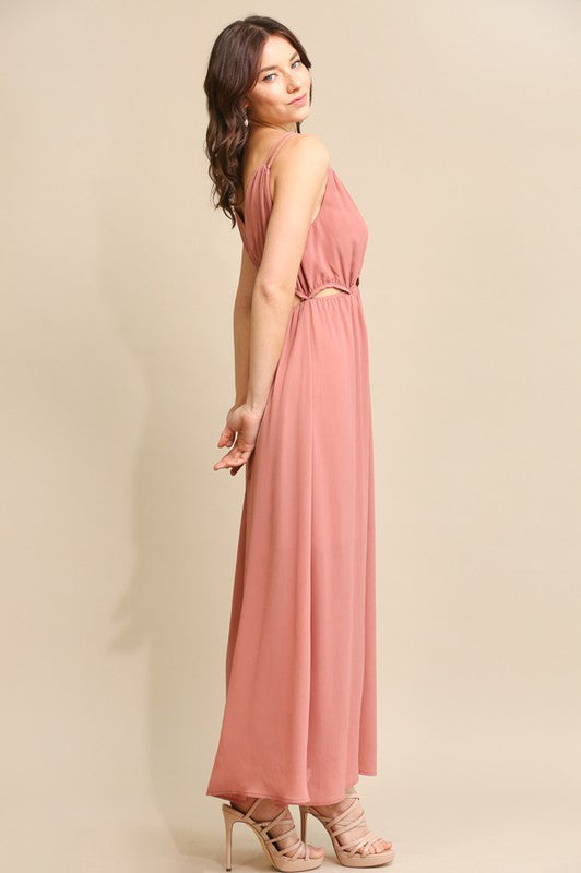 Aurelie Peek Maxi Dress