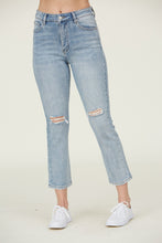 Load image into Gallery viewer, High Rise Cropped Straight Jeans
