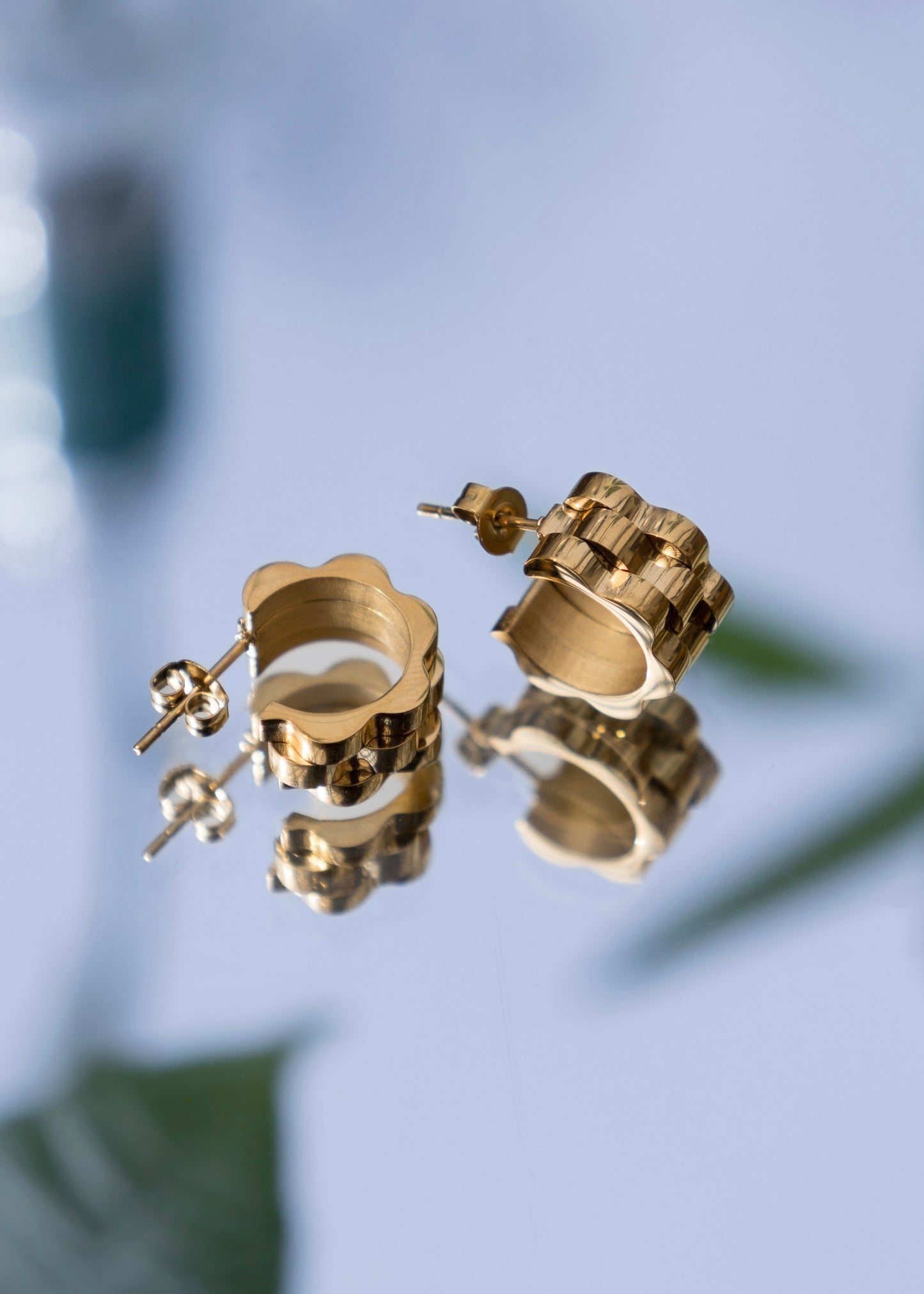 Bertille Chain Hoop Earring