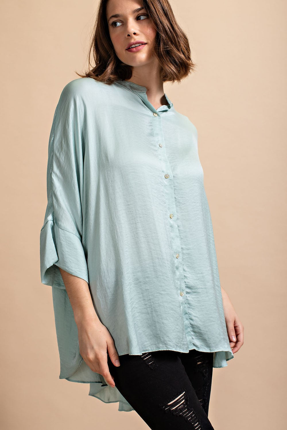 Satin Angel Top