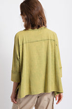Load image into Gallery viewer, Matcha Star Washed Top
