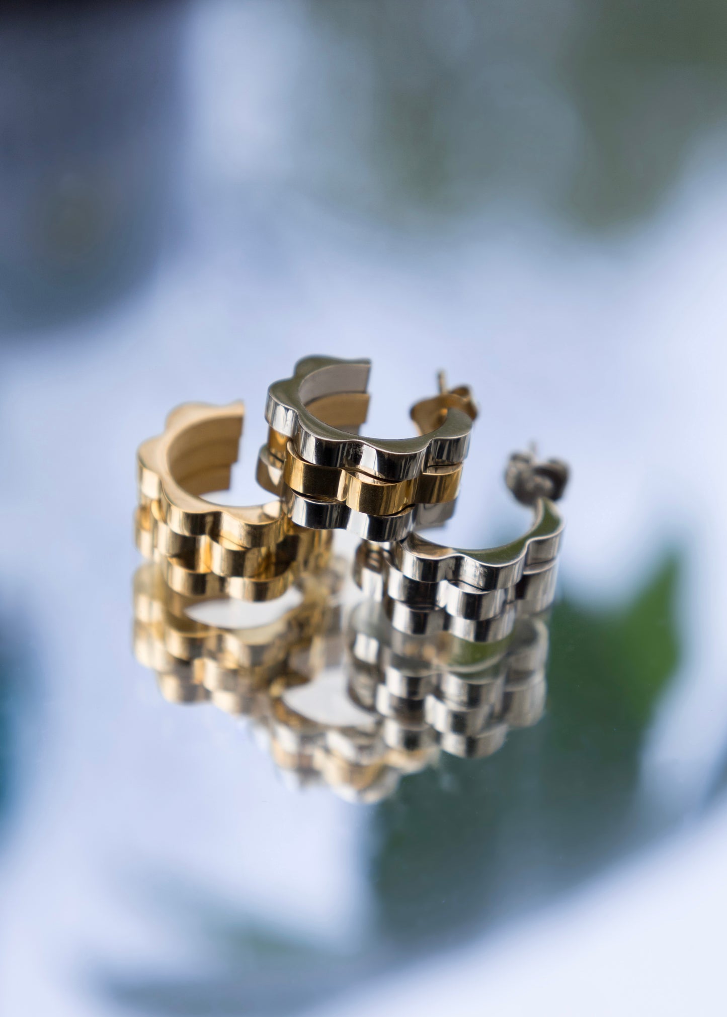 Bertille Chain Hoop Earring