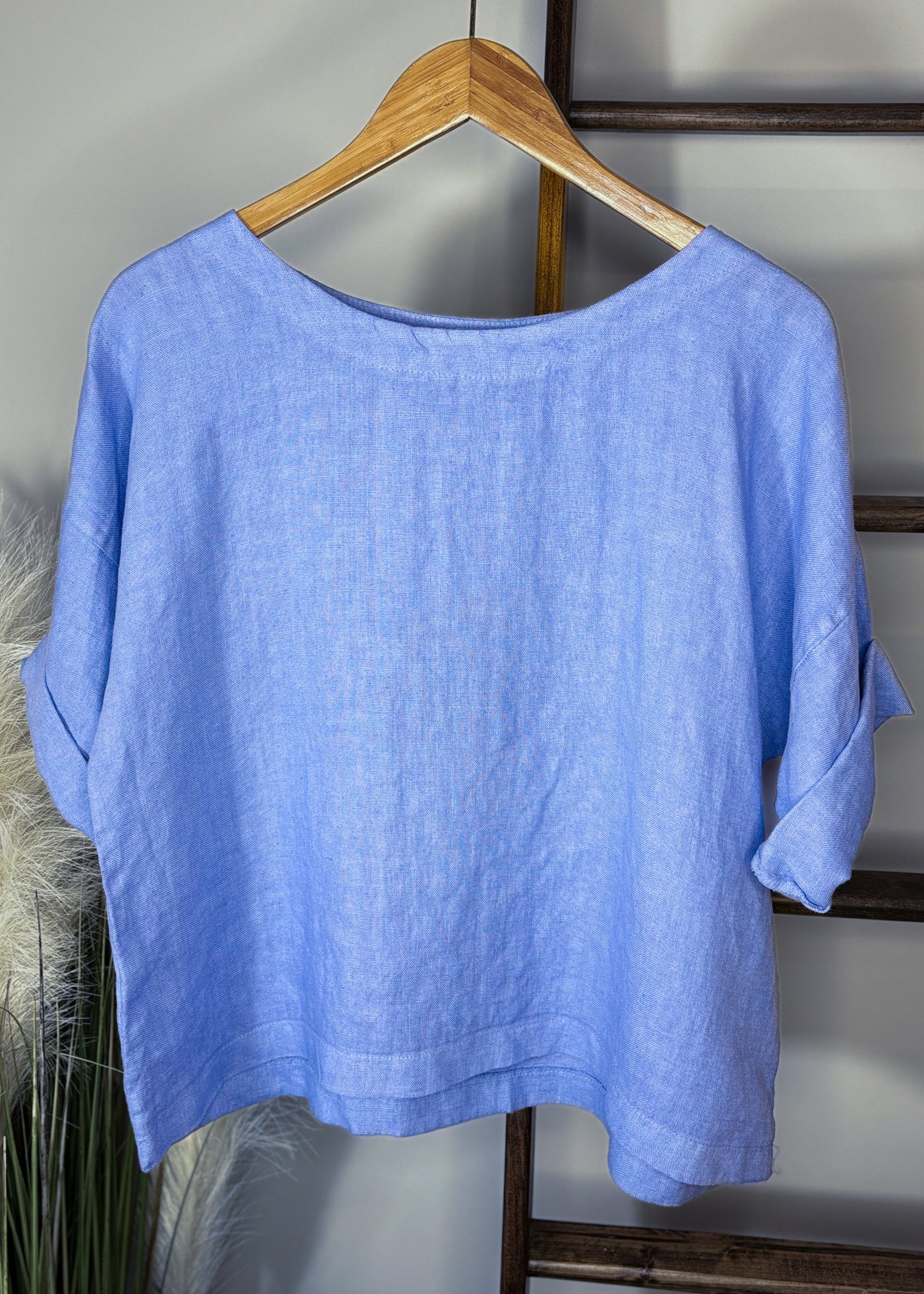 Clelia Linen Tunic Top