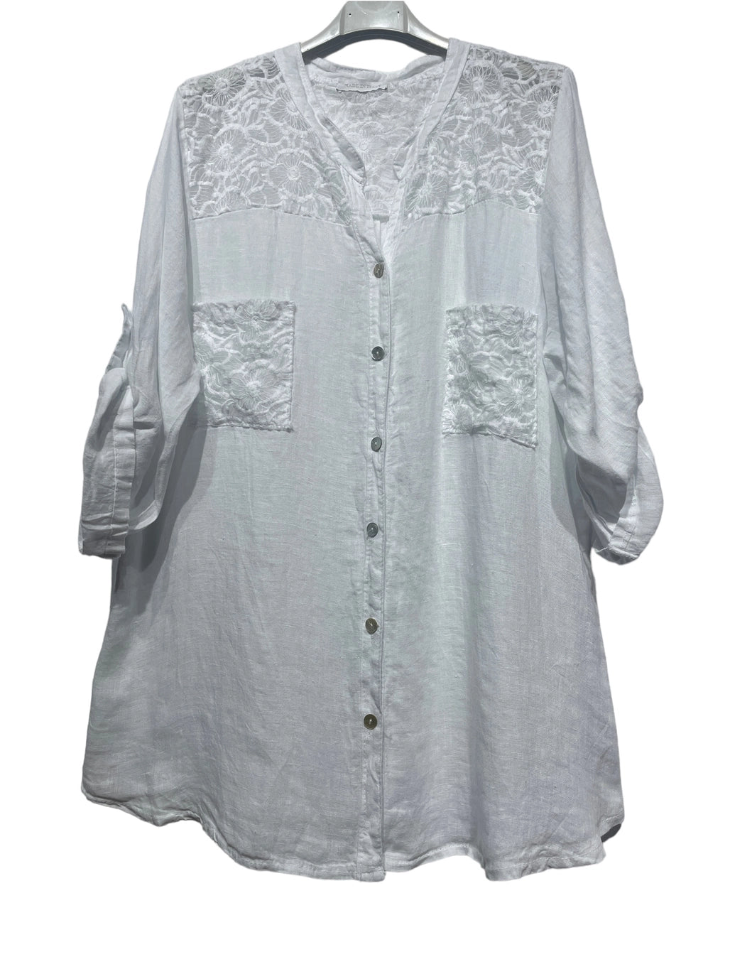 Contessa Lace Button up