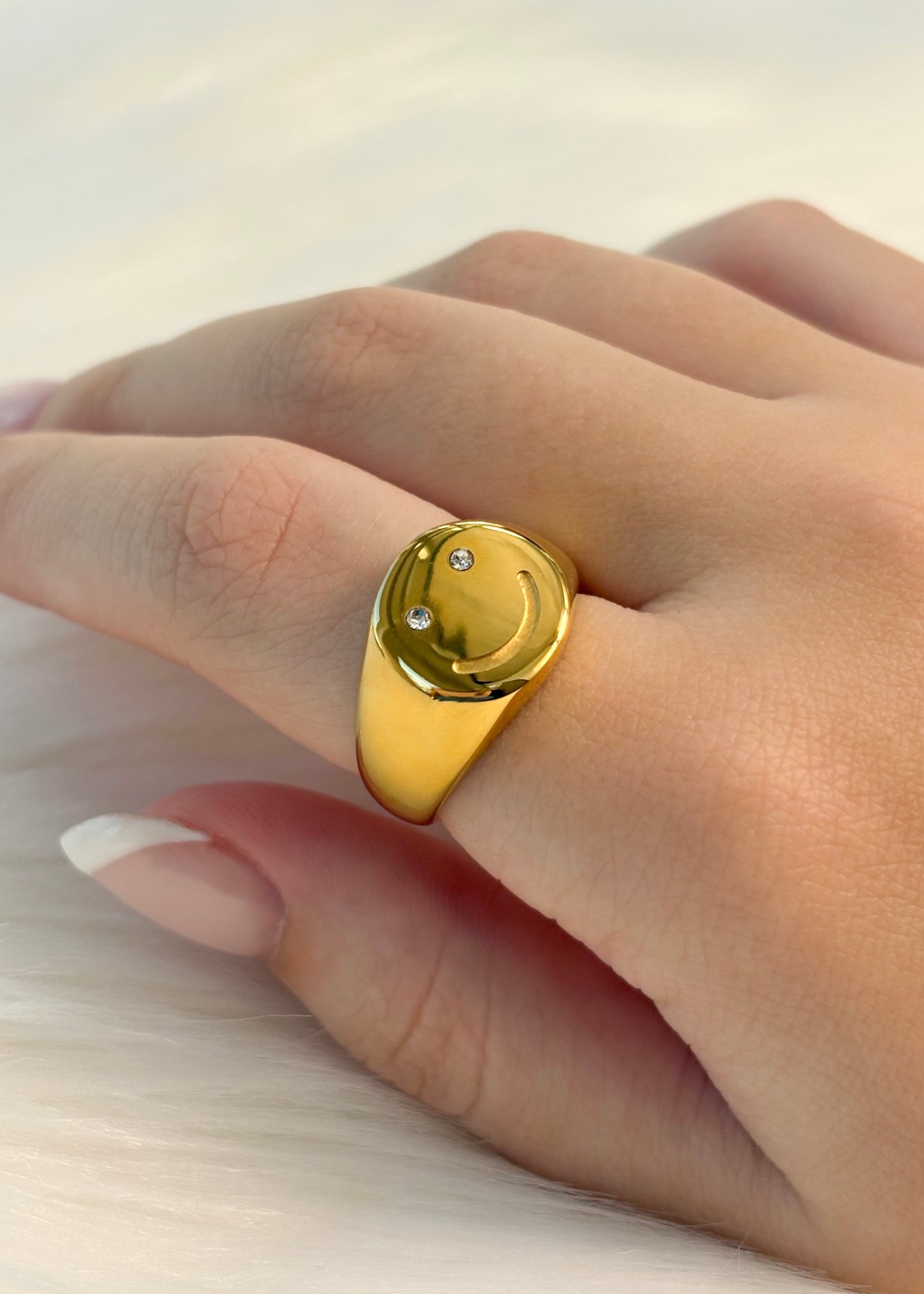 Diamond Smile Ring