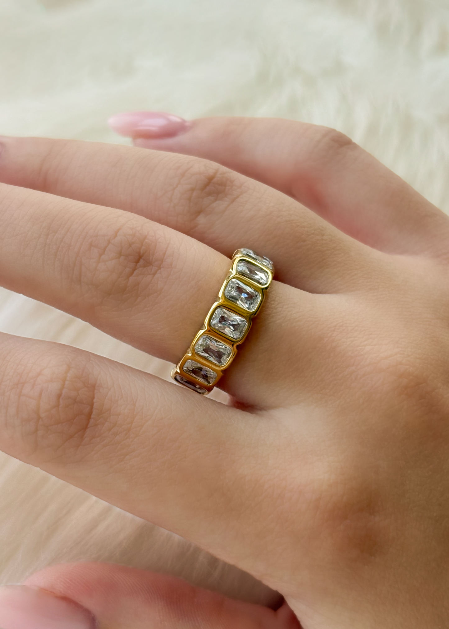 Sabine Cubic Zirconia Ring