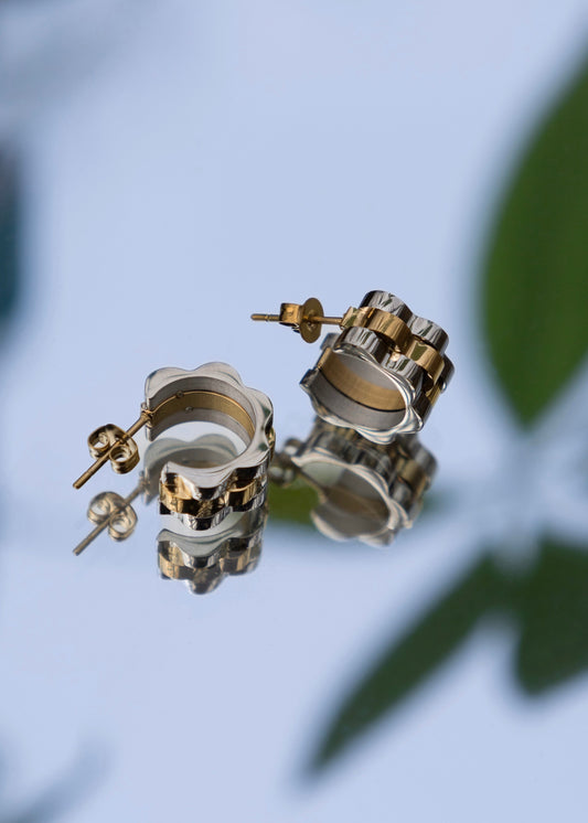 Bertille Chain Hoop Earring