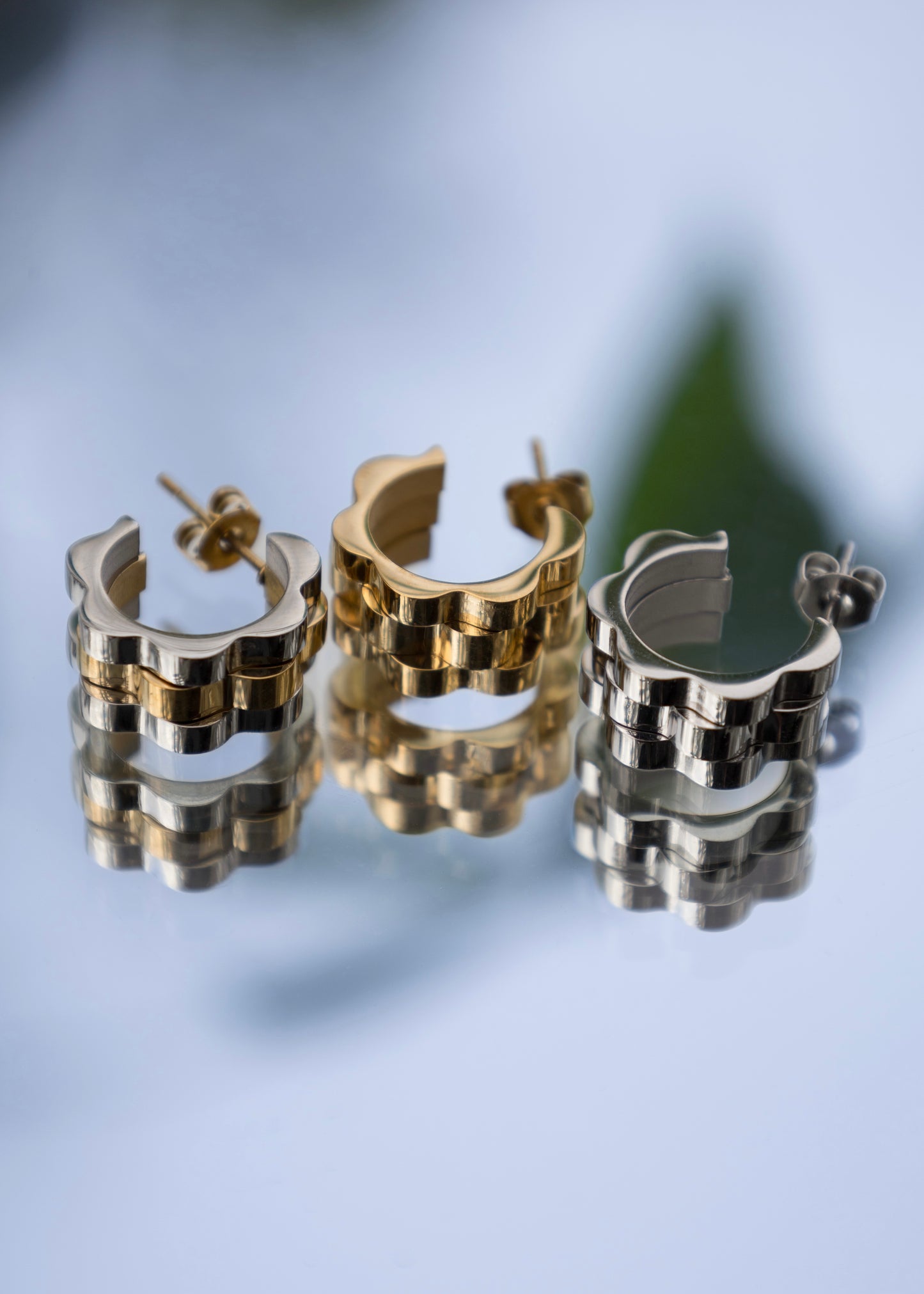 Bertille Chain Hoop Earring