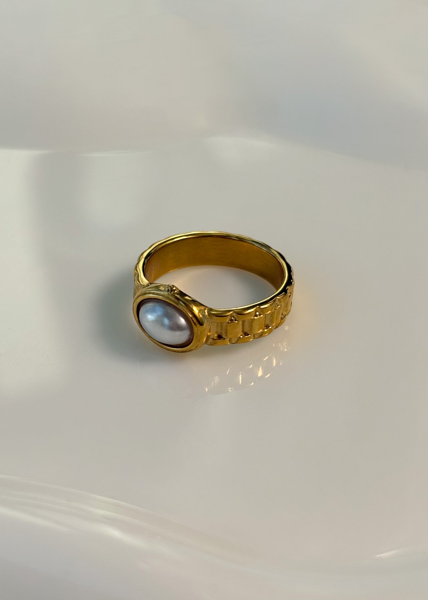 Bertille Pearl Watch Ring