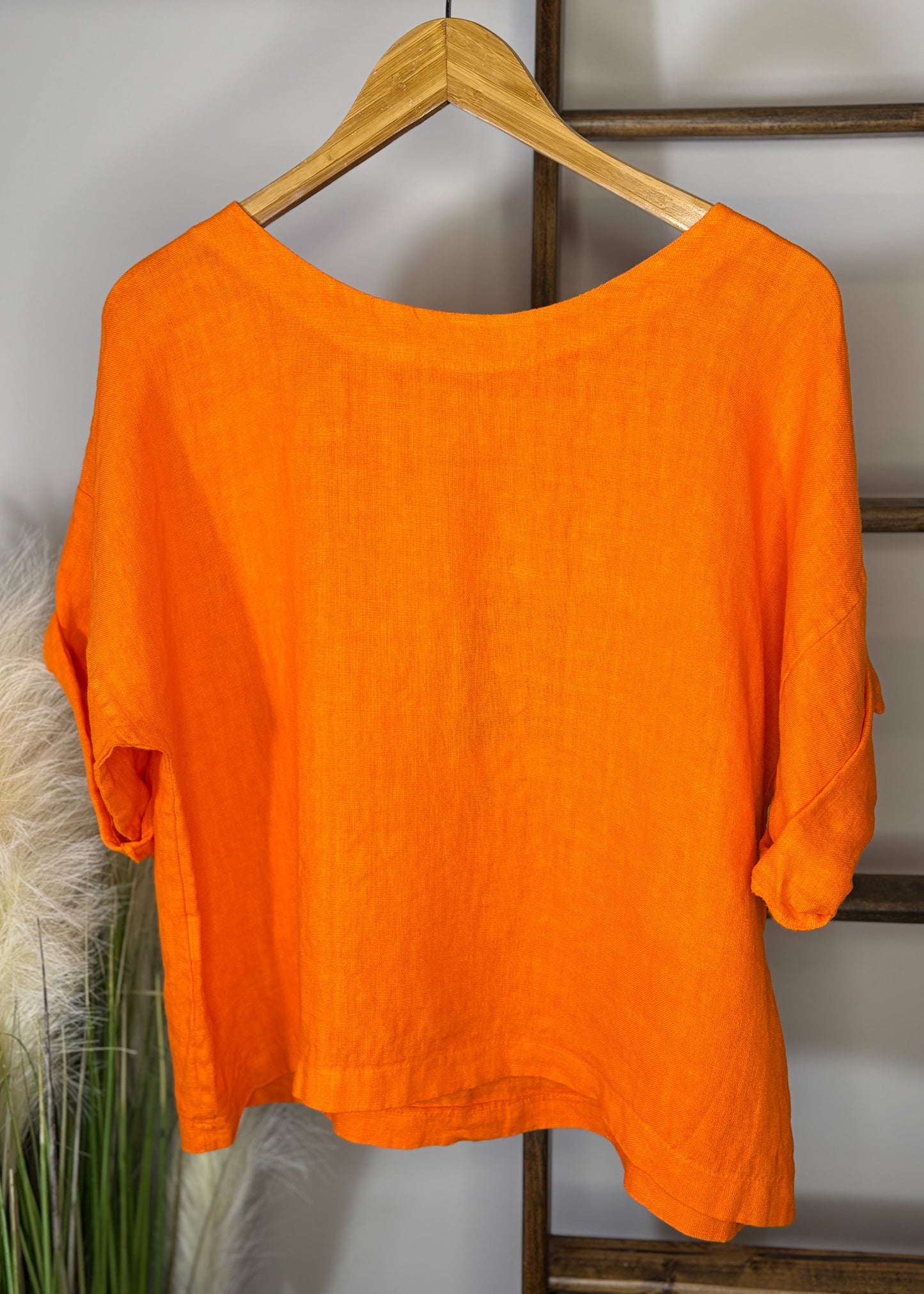 Clelia Linen Tunic Top