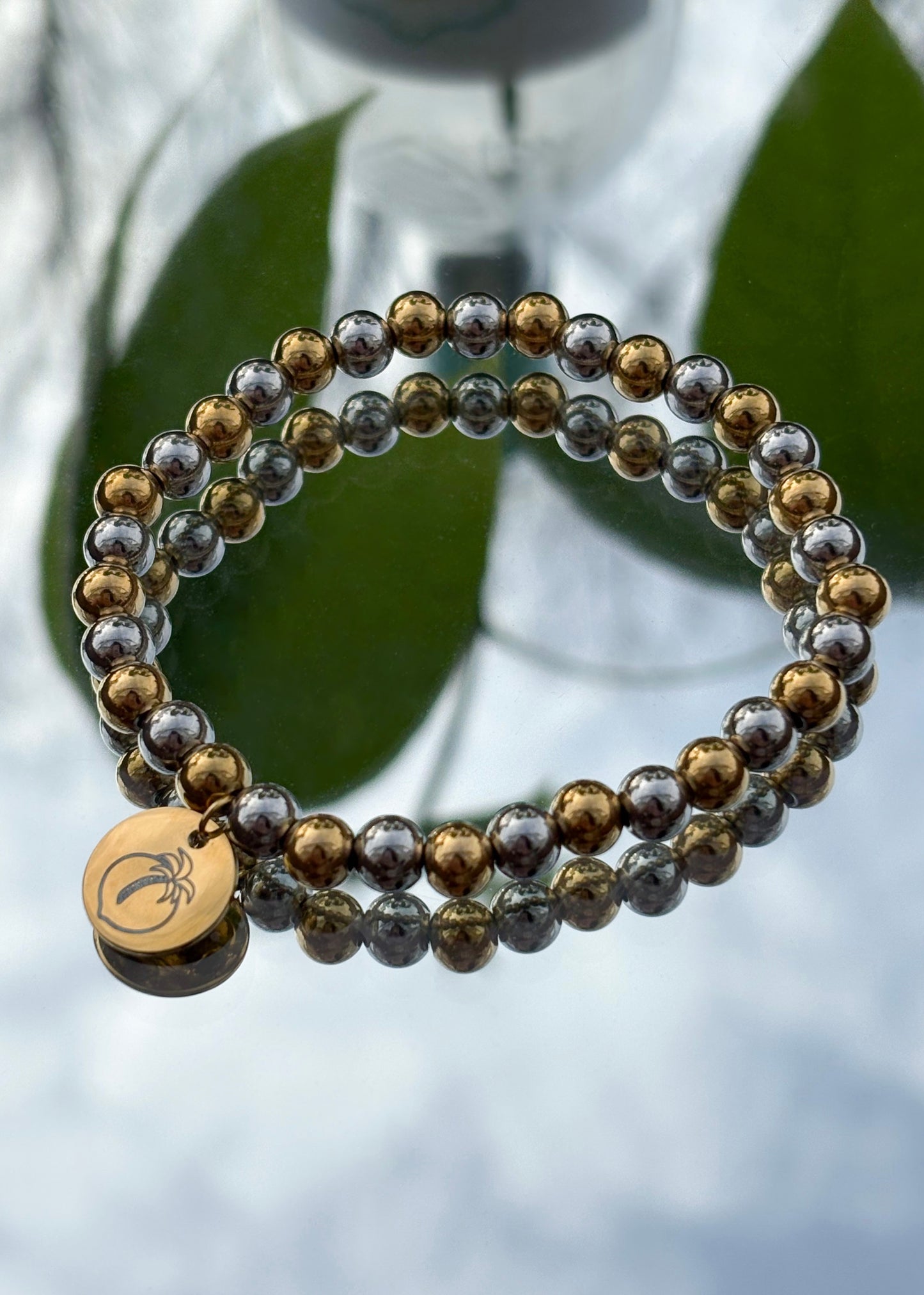 Venezia Two-Tone Beaded Bracelet