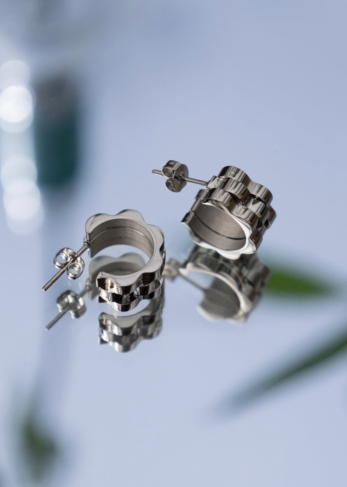 Bertille Chain Hoop Earring