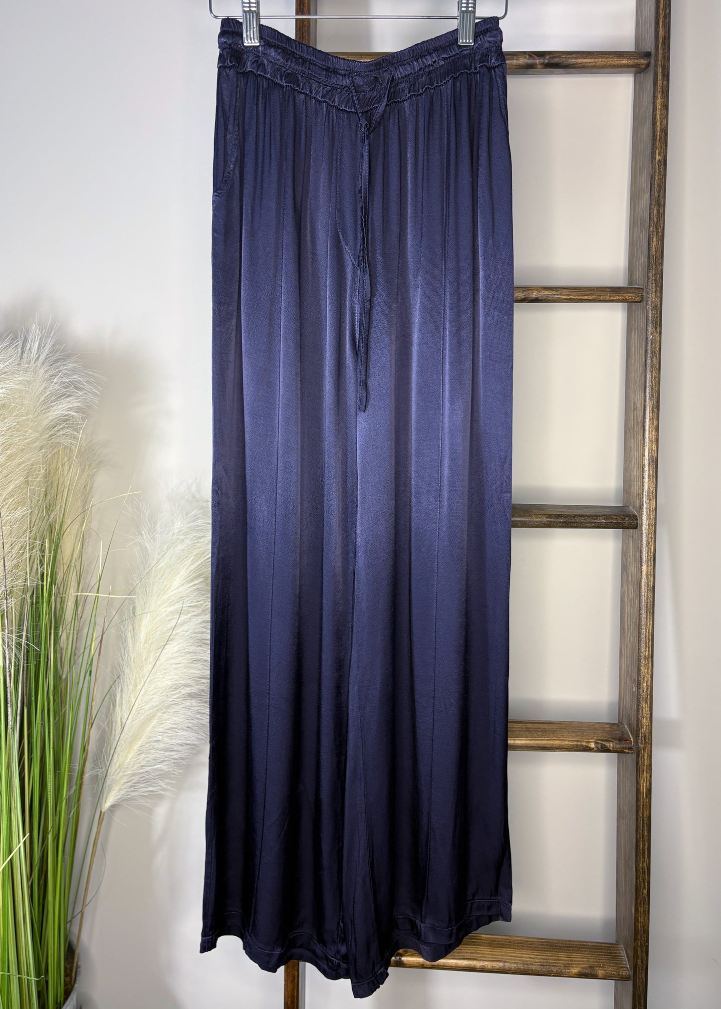 Viviana Navy Wide Leg Pants