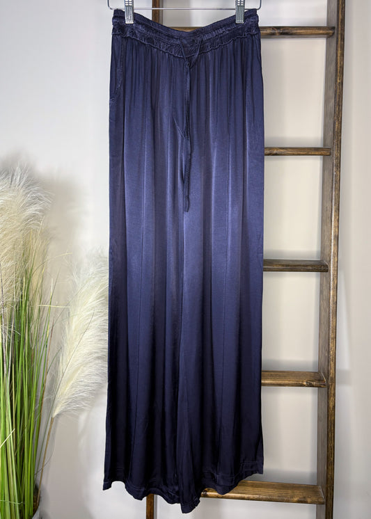 Viviana Navy Wide Leg Pants