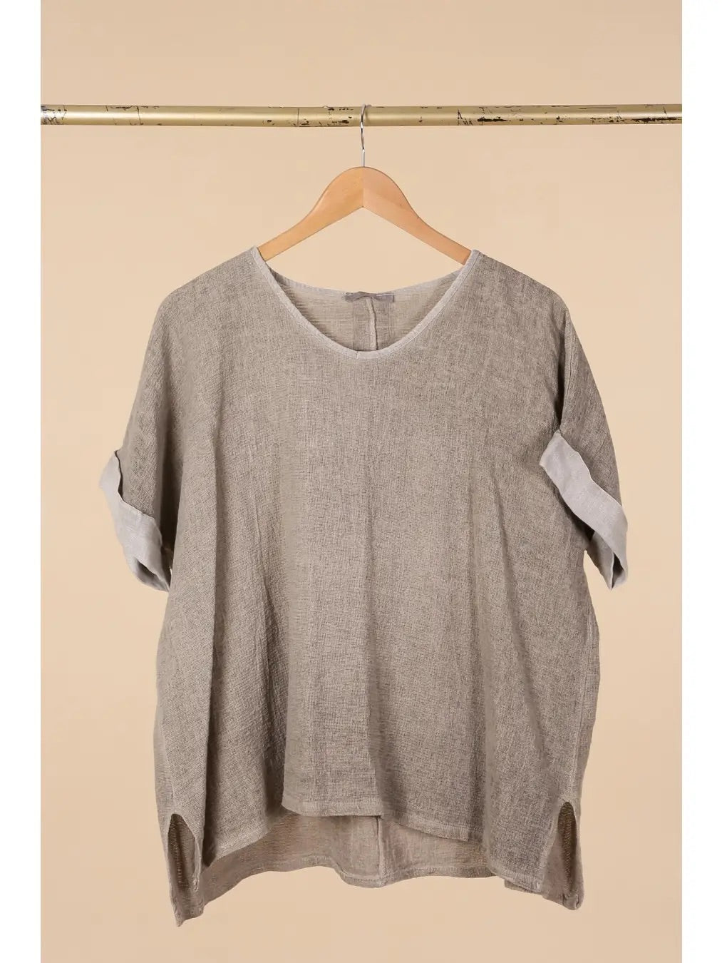 Vittoria Linen Tunic Top