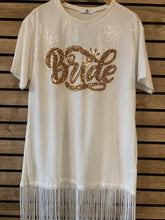 Load image into Gallery viewer, Bride Tassle T-Dress
