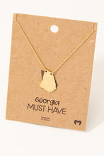 Load image into Gallery viewer, Gold Brushed GA Necklace
