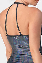 Load image into Gallery viewer, Holographic Cutout Bodysuit
