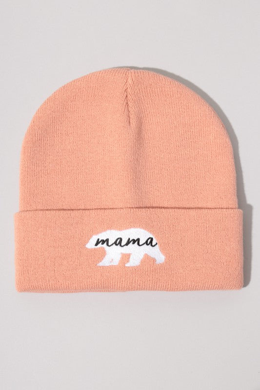 Mama Bear Cuffed Beanie