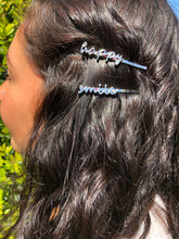 Load image into Gallery viewer, Happy Hair Clips

