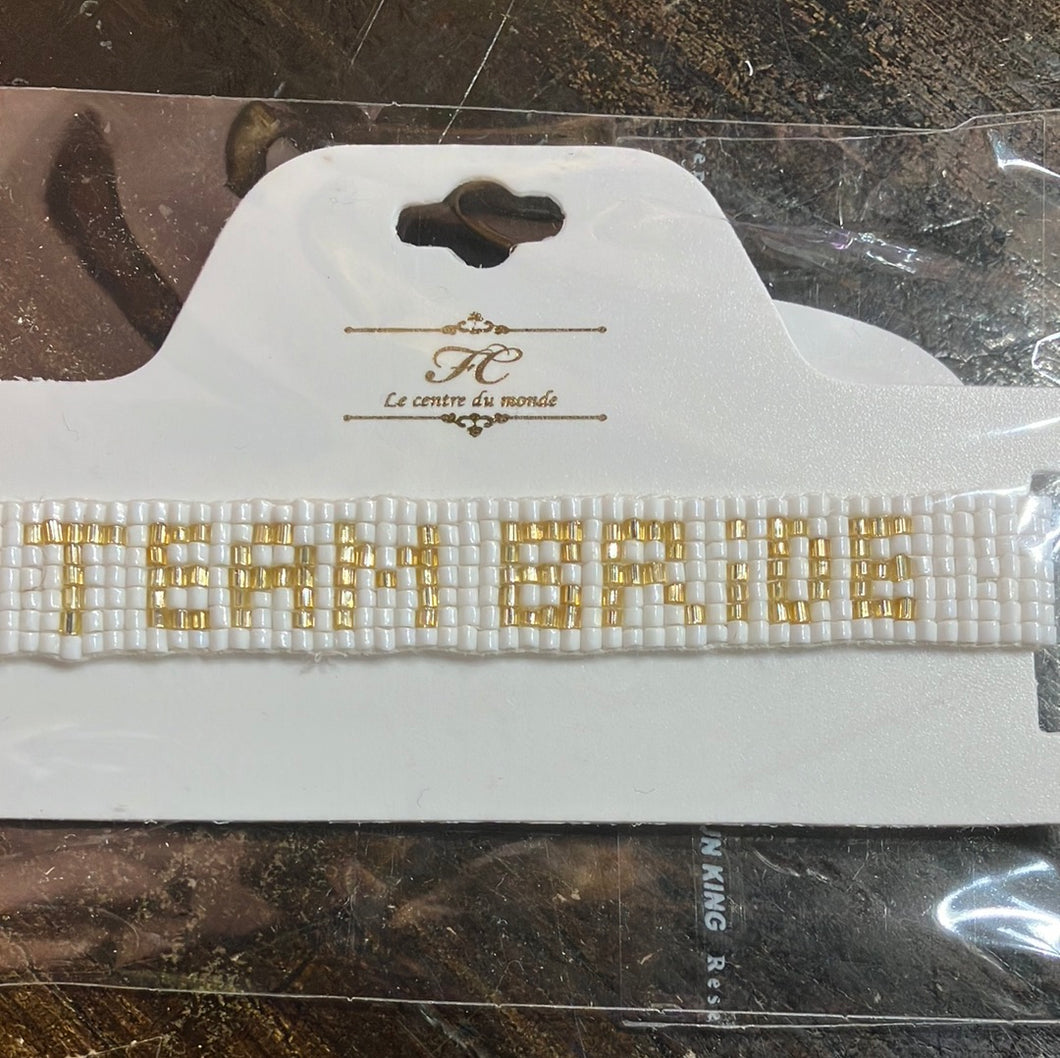 Team Bride Bracelet